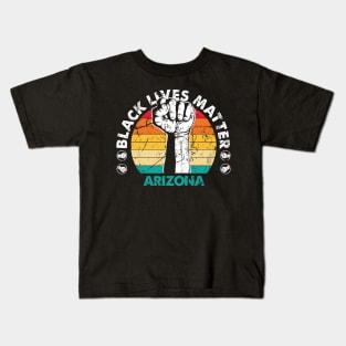 Arizona black lives matter political protest Kids T-Shirt